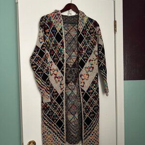 Colorful Geometric Women's Cardigan